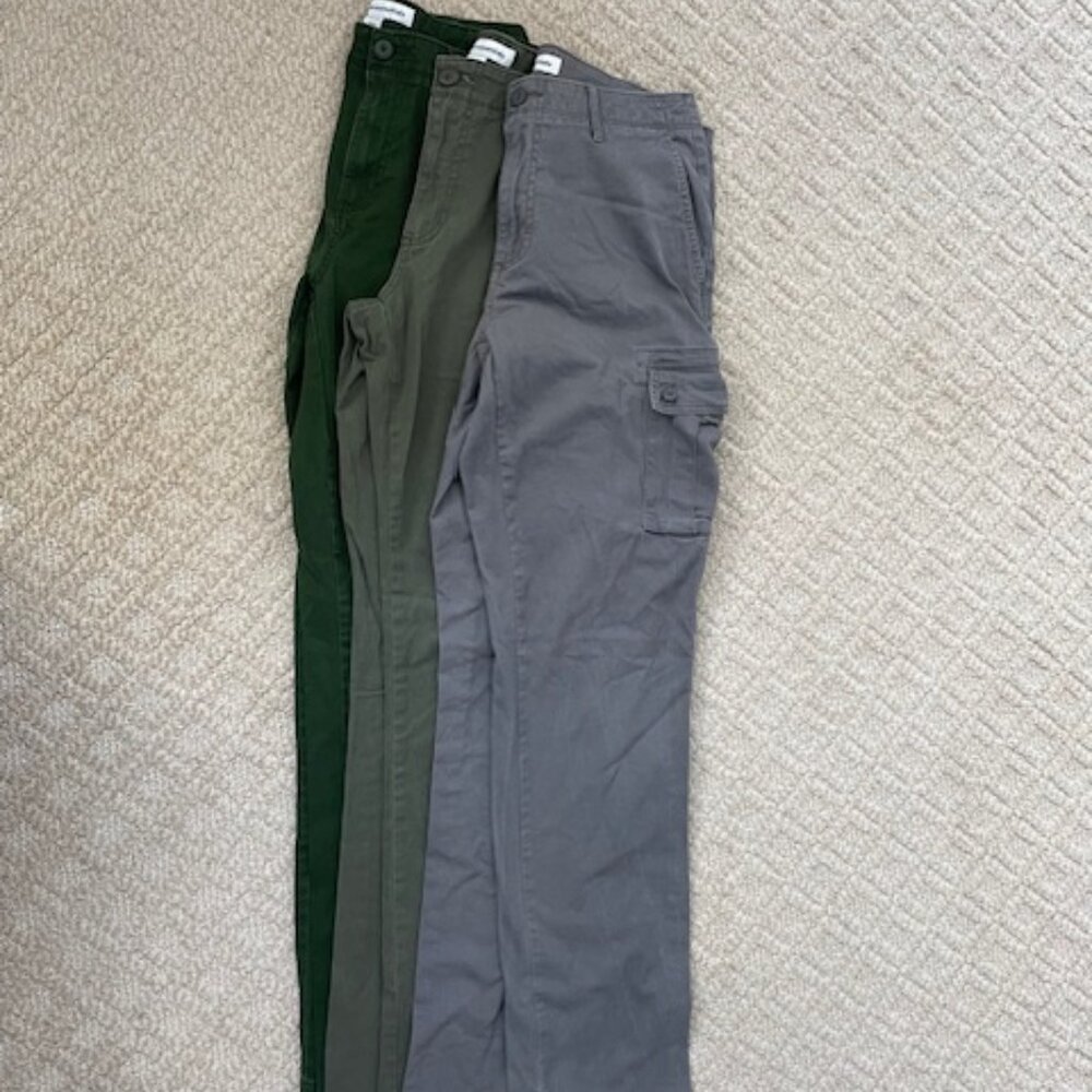 set of 3 Cargo Pants-31 x 34